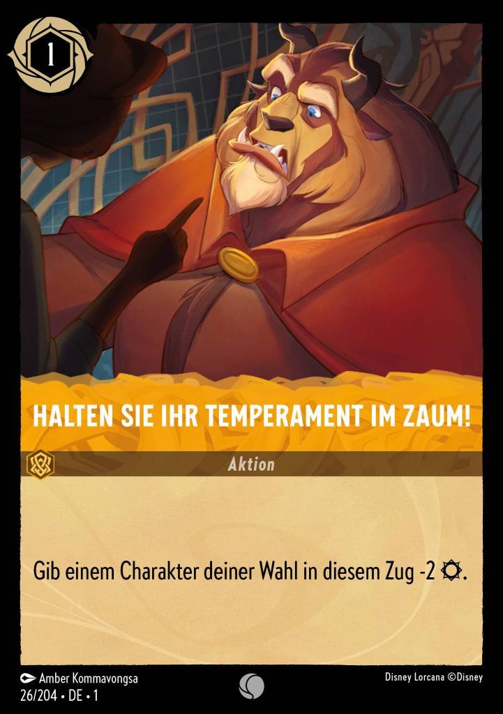 Halten Sie Ihr Temperament im Zaum!