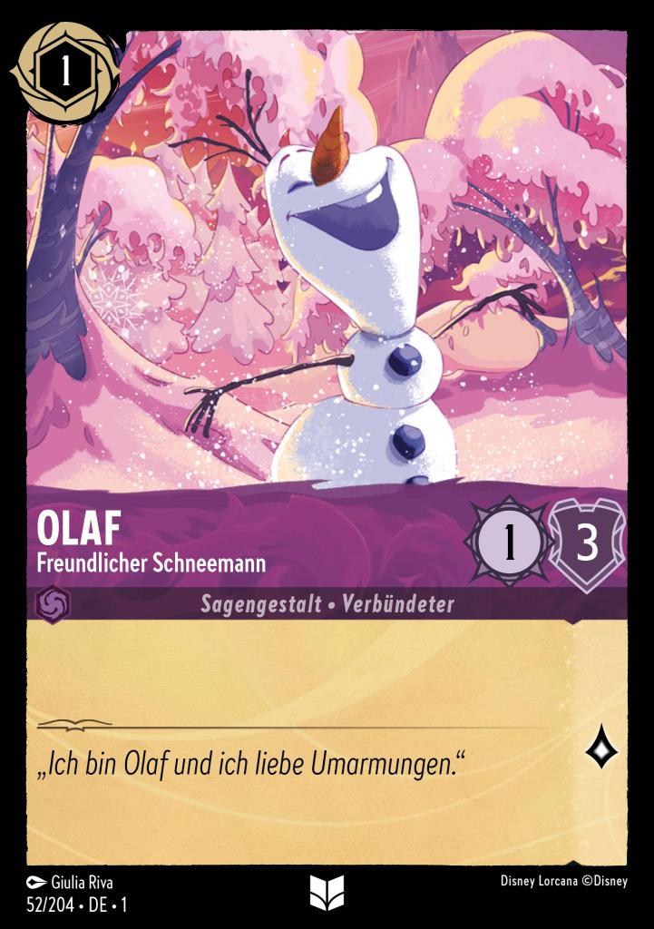 Olaf - Freundlicher Schneemann