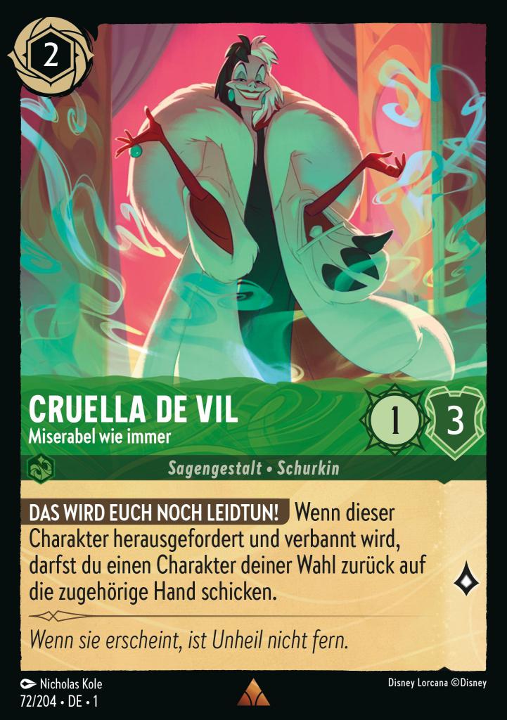 Cruella de Vil - Miserabel wie immer