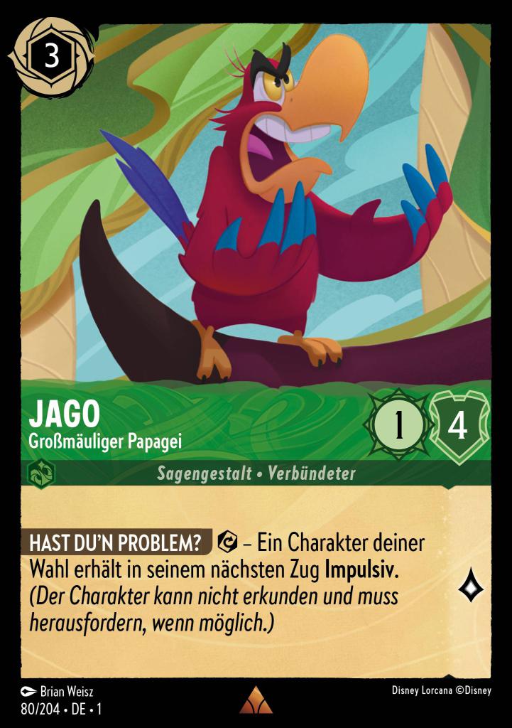 Jago - Großmäuliger Papagei