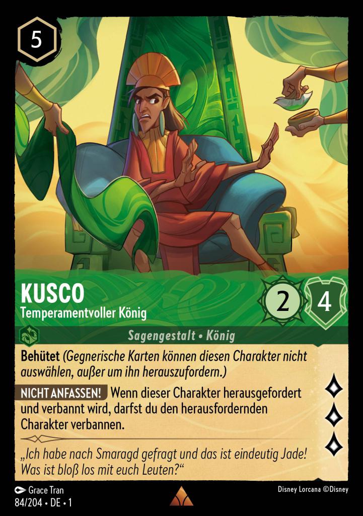 Kusco - Temperamentvoller König