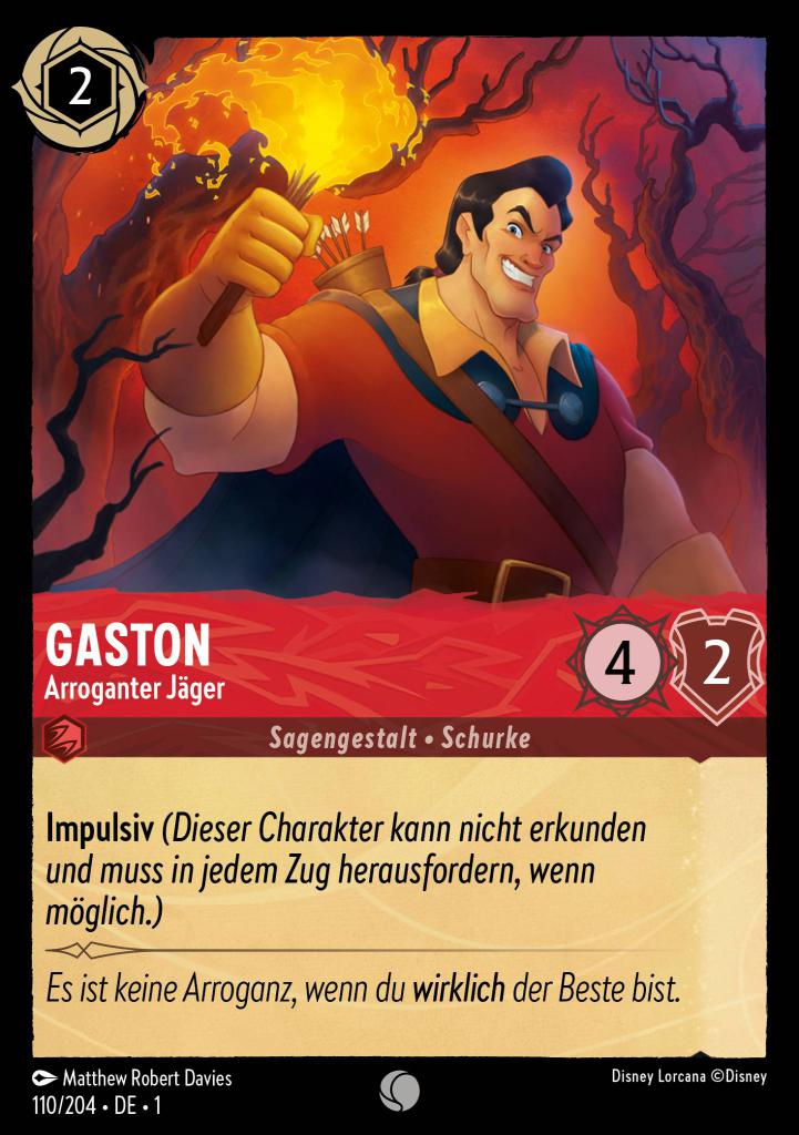 Gaston - Arroganter Jäger
