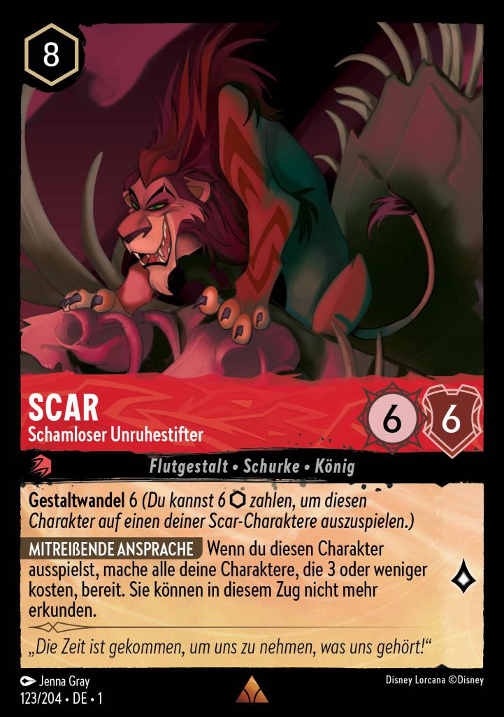 Scar - Schamloser Unruhestifter