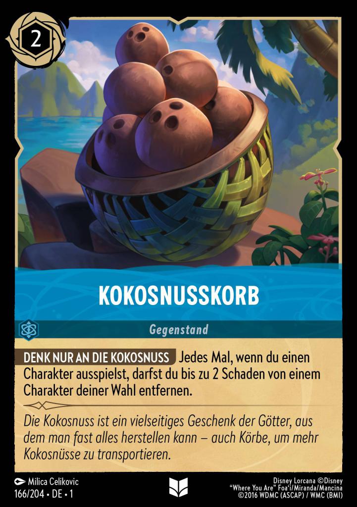 Kokosnusskorb