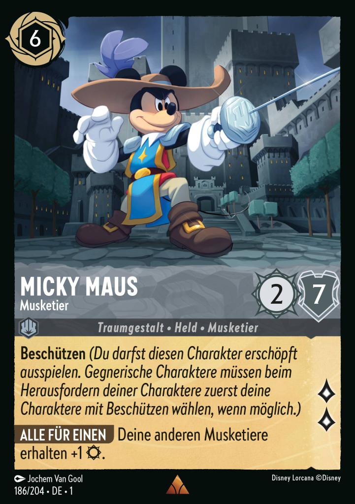 Micky Maus - Musketier
