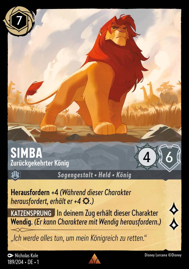 Simba - Zurückgekehrter König