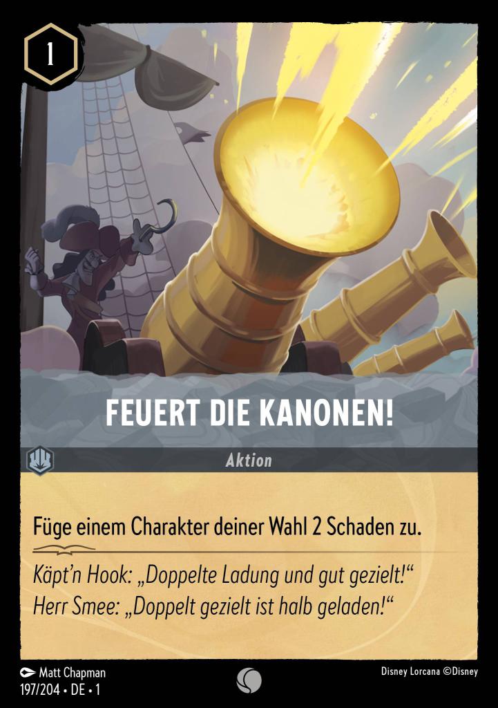 Feuert die Kanonen!