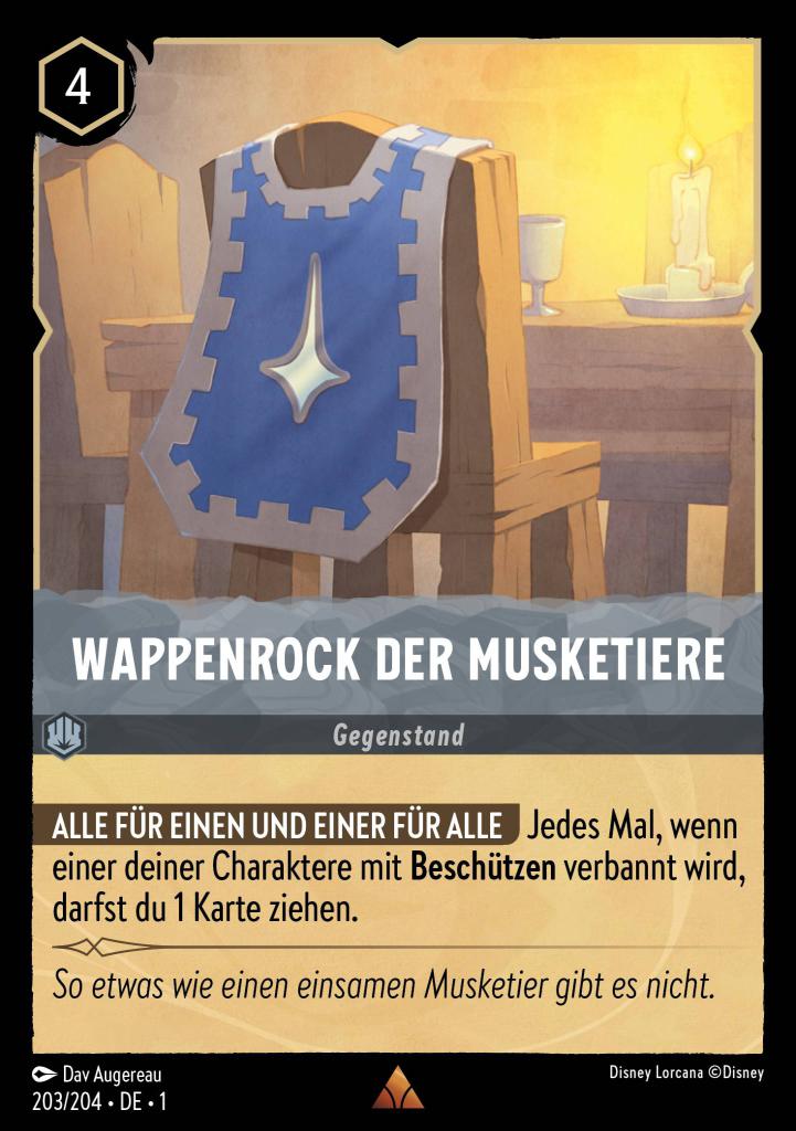 Wappenrock der Musketiere
