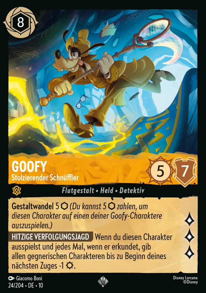 Goofy - Stolzierender Schnüffler