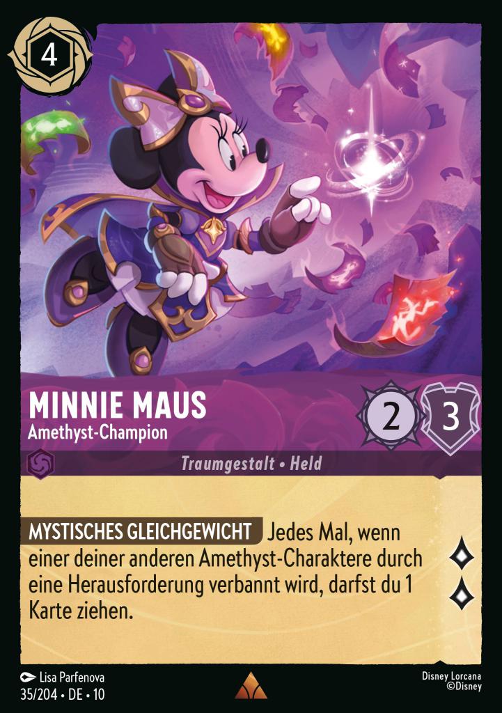 Minnie Maus - Amethyst-Champion