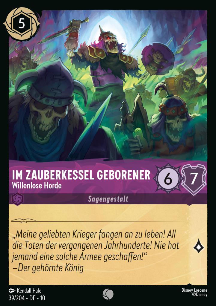 Im Zauberkessel Geborener - Willenlose Horde