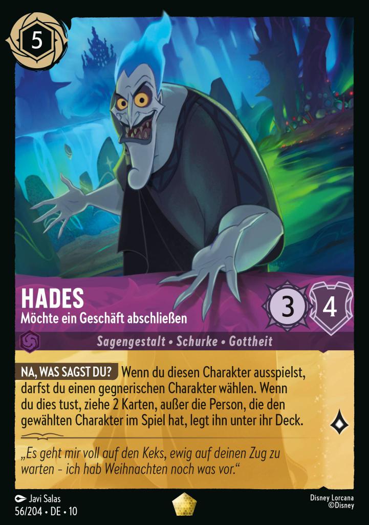Hades - Möchte ein Geschäft abschließen