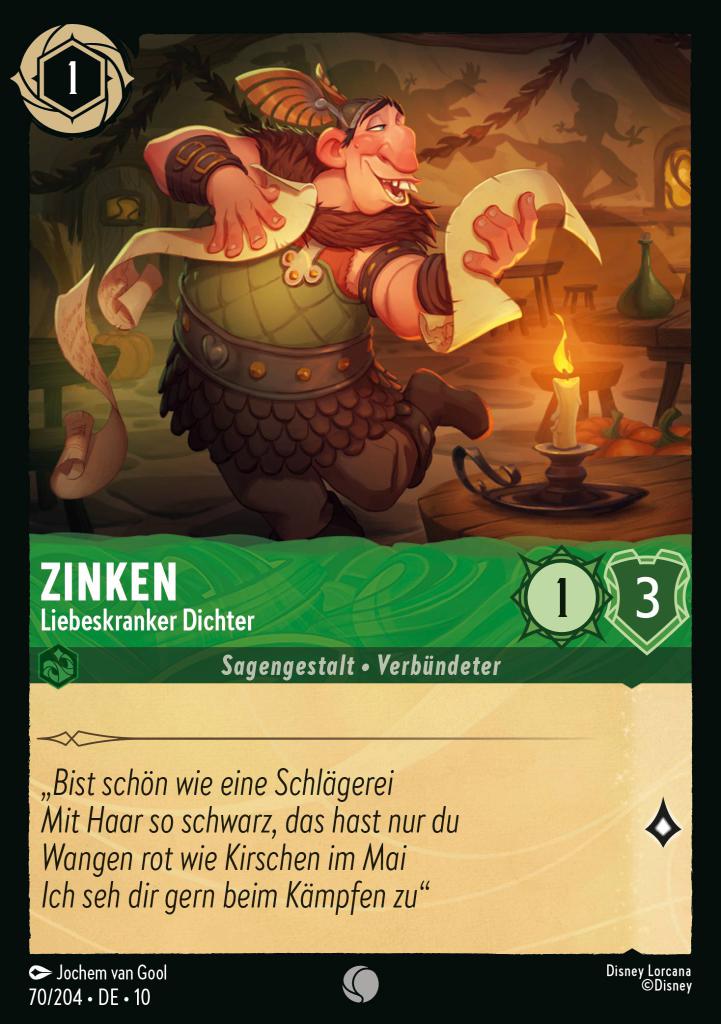 Zinken - Liebeskranker Dichter