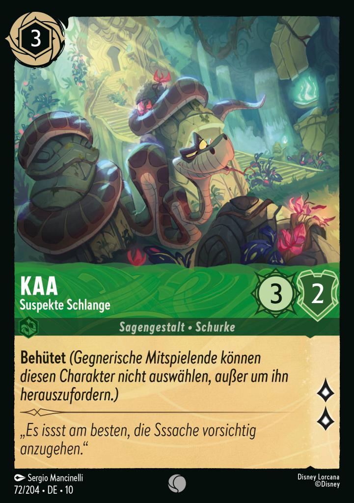 Kaa - Suspekte Schlange