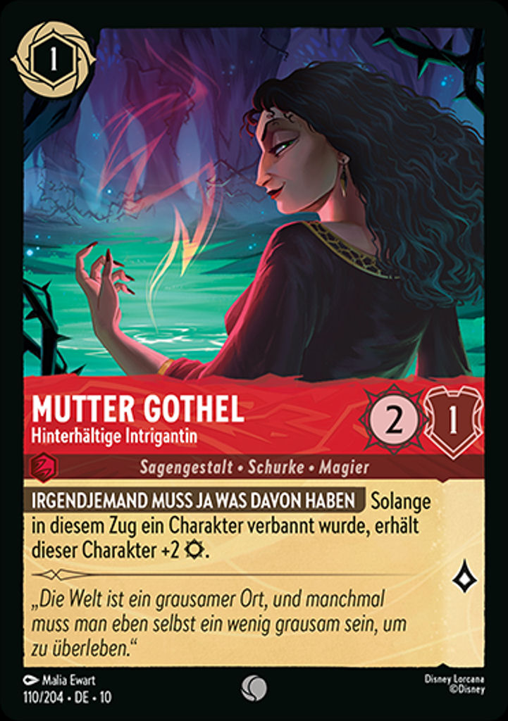 Mutter Gothel - Hinterhältige Intrigantin
