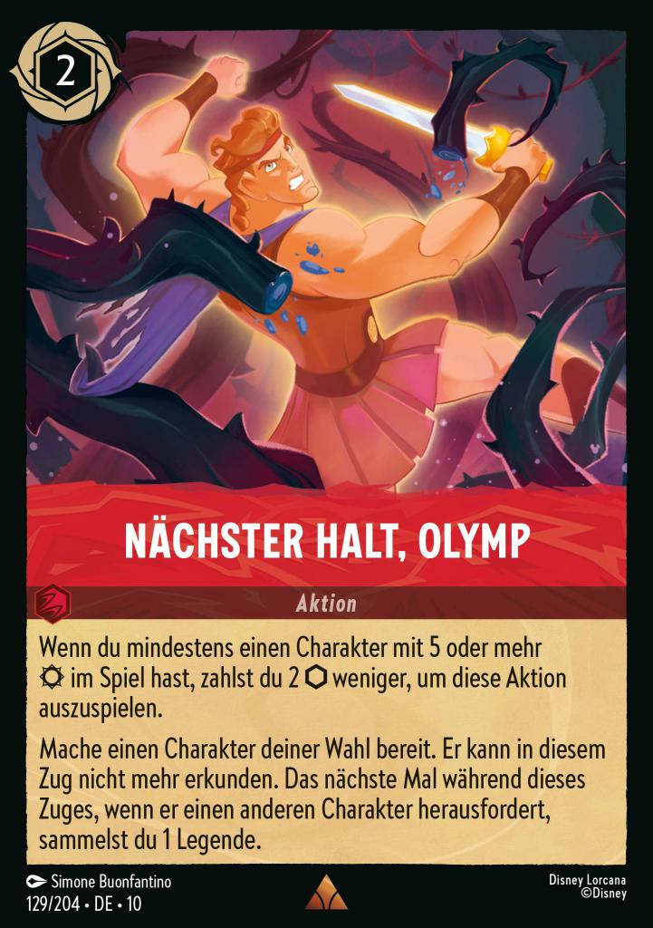 Nächster Halt, Olymp