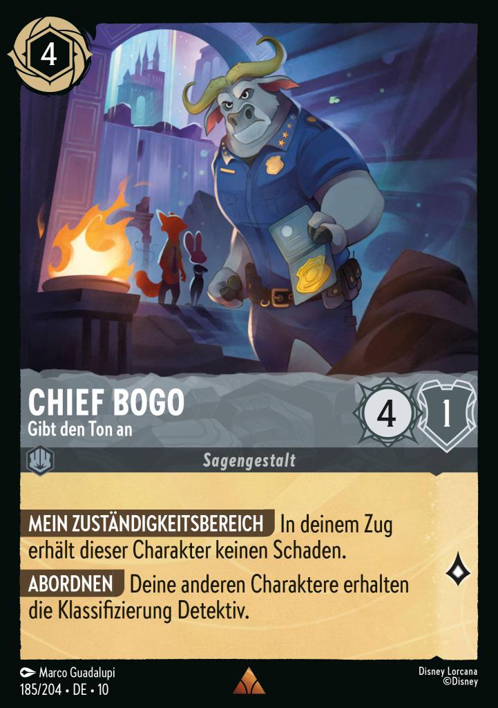 Chief Bogo - Gibt den Ton an