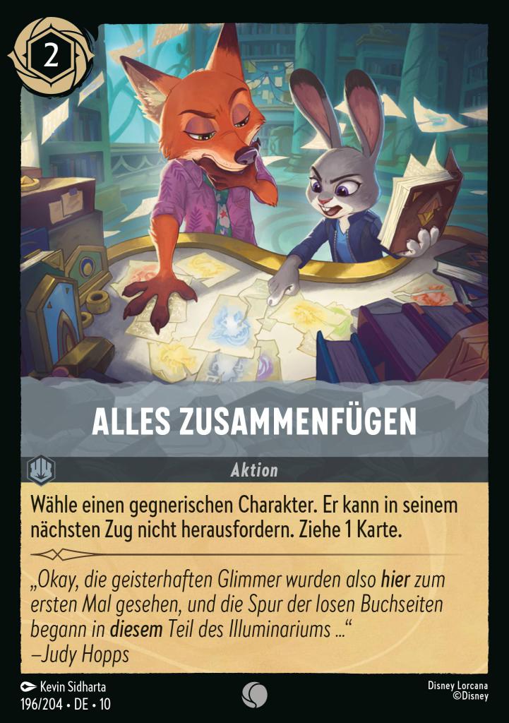 Alles zusammenfügen