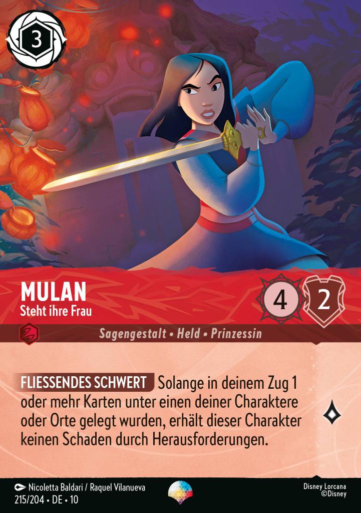 Mulan - Steht ihre Frau