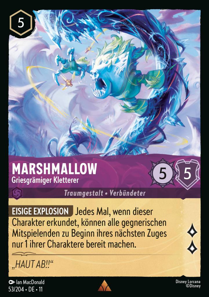 Marshmallow - Griesgrämiger Kletterer