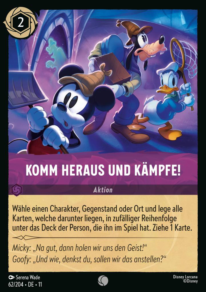 Komm heraus und kämpfe!