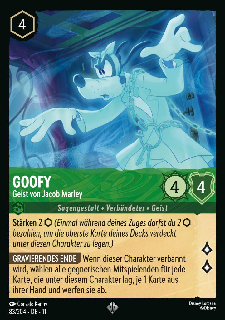 Goofy - Geist von Jacob Marley