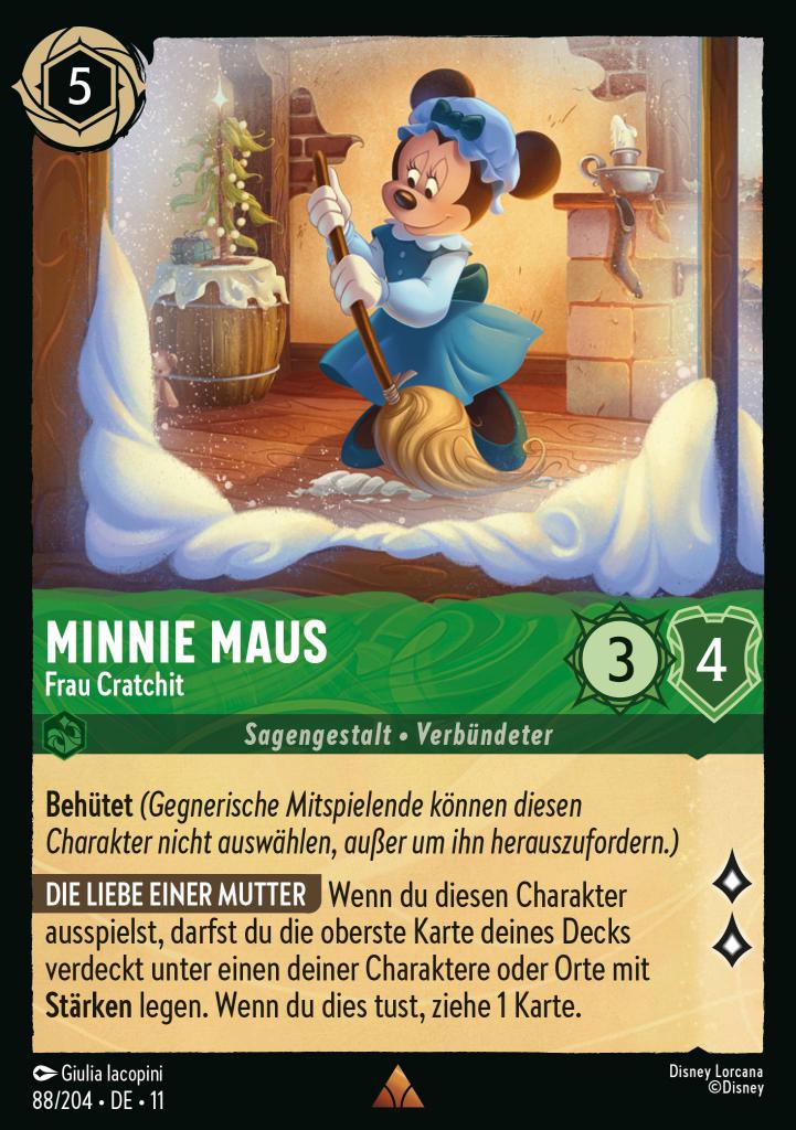 Minnie Maus - Frau Cratchit