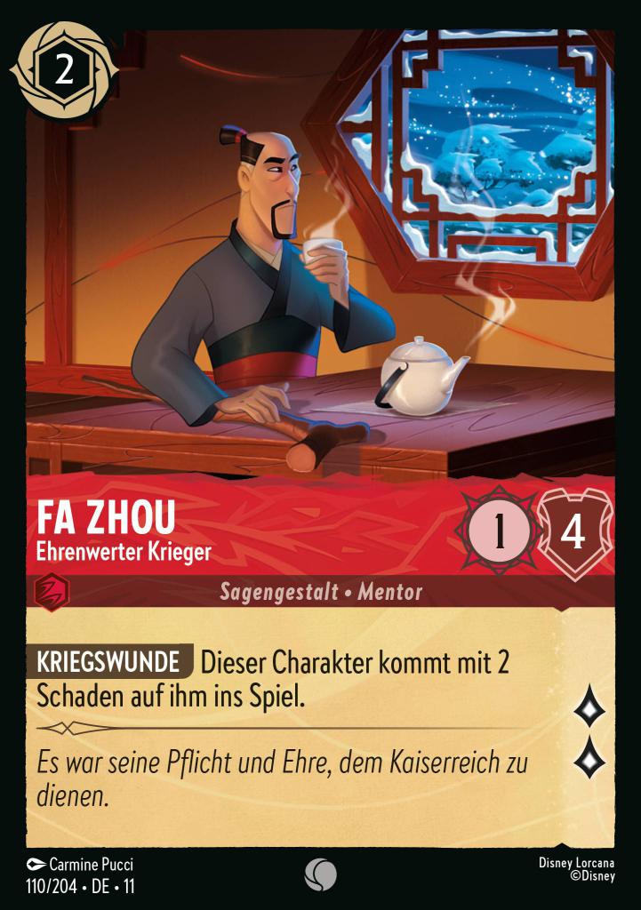 Fa Zhou - Ehrenwerter Krieger