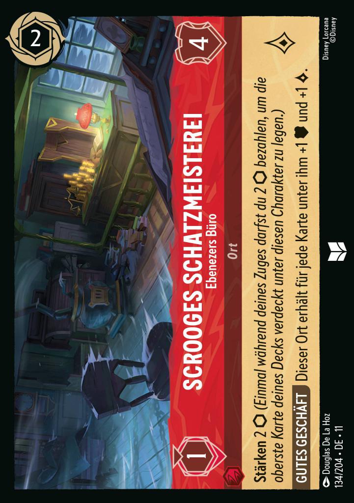 Scrooges Schatzmeisterei - Ebenezers Büro