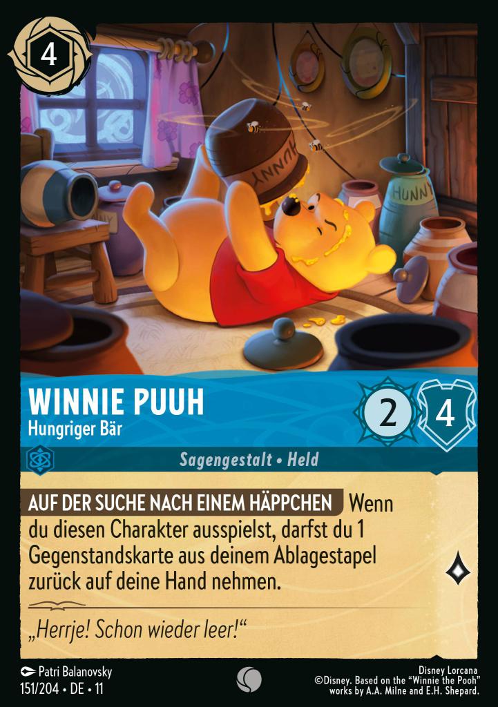 Winnie Puuh - Hungriger Bär