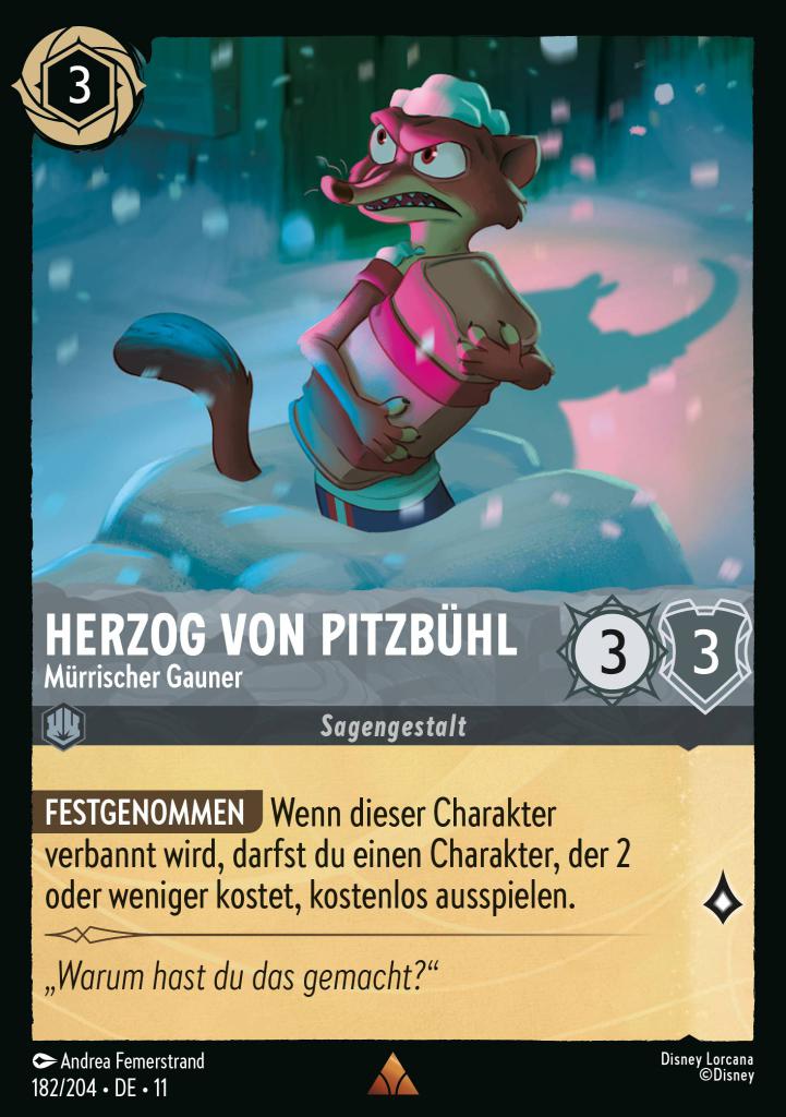 Herzog von Pitzbühl - Mürrischer Gauner