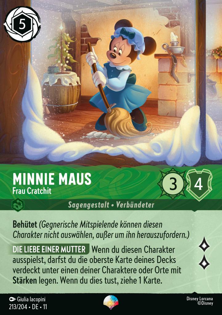 Minnie Maus - Frau Cratchit