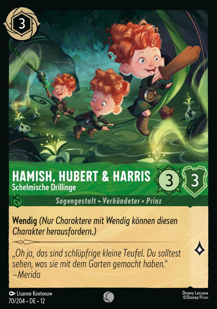 Hamish, Hubert & Harris - Schelmische Drillinge
