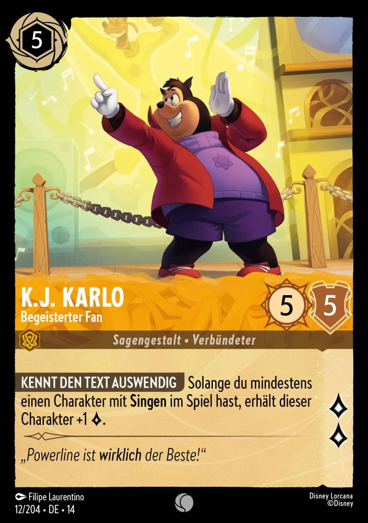K.J. Karlo - Begeisterter Fan