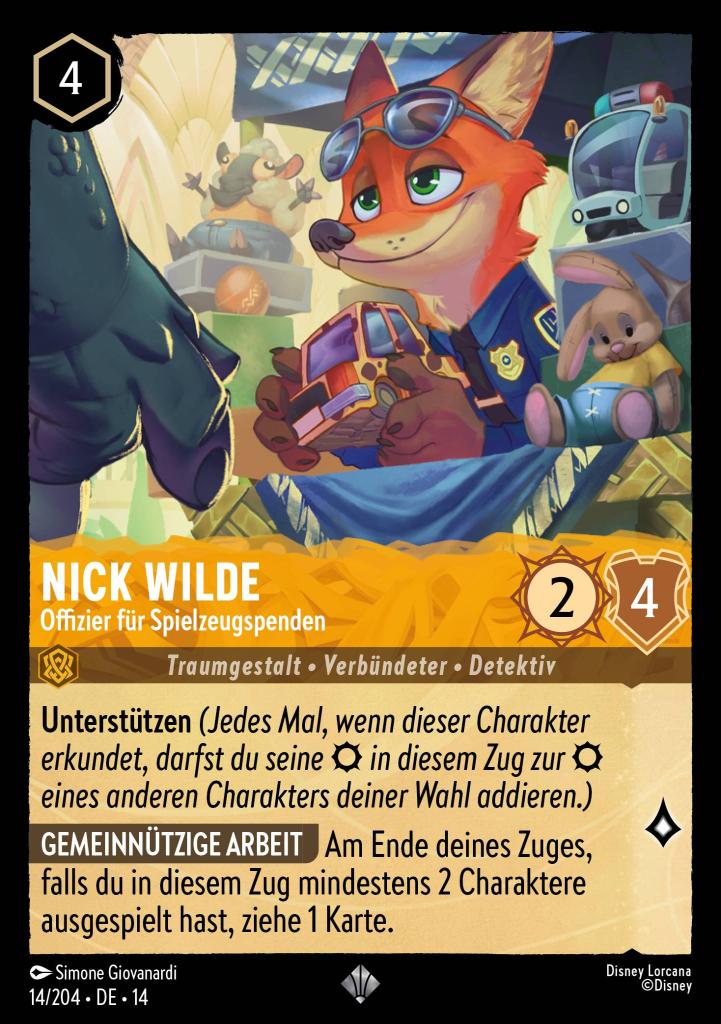 Nick Wilde - Offizier für Spielzeugspenden