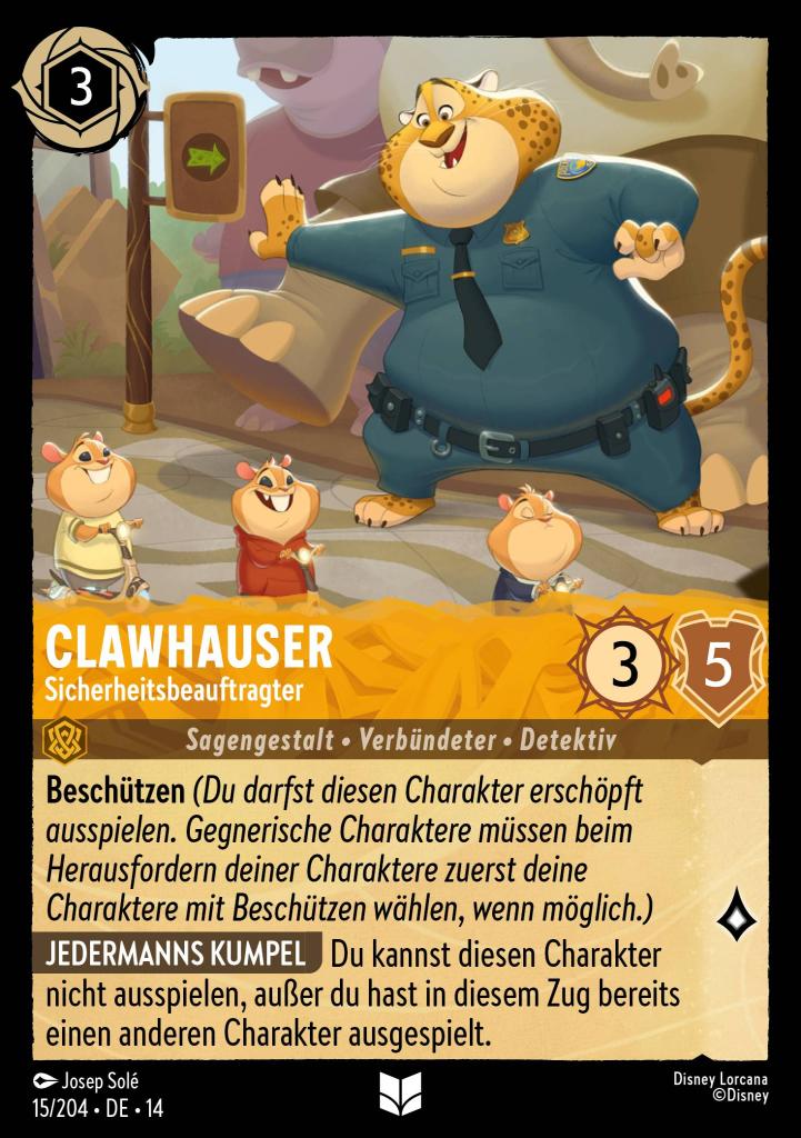 Clawhauser - Sicherheitsbeauftragter