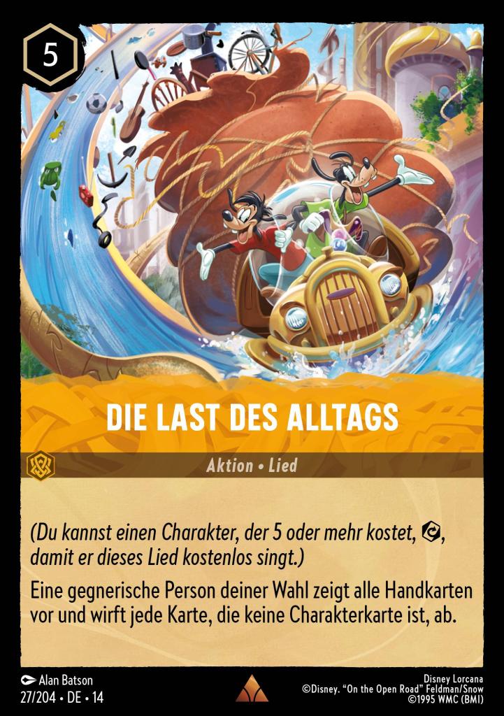 Die Last des Alltags