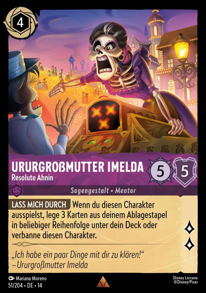 Ururgroßmutter Imelda - Resolute Ahnin