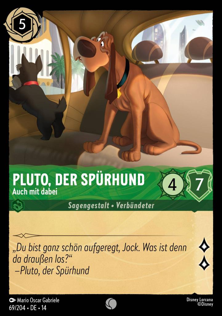 Pluto, der Spürhund - Auch mit dabei