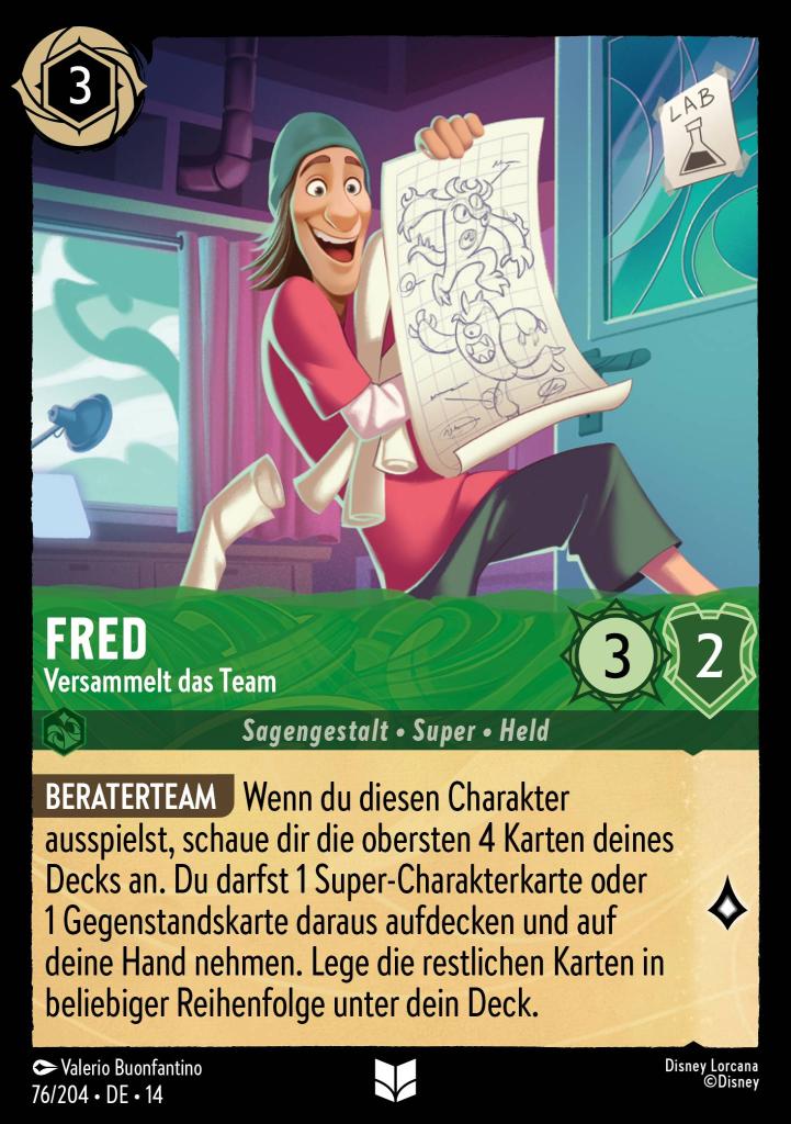 Fred - Versammelt das Team