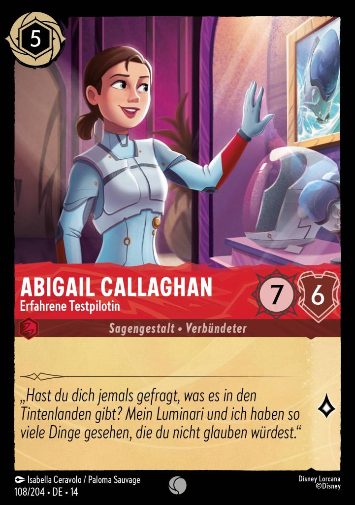 Abigail Callaghan - Erfahrene Testpilotin