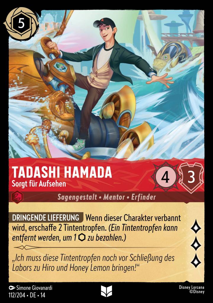 Tadashi Hamada - Sorgt für Aufsehen