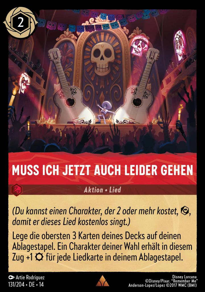 Muss ich jetzt auch leider gehen