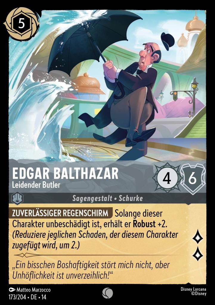 Edgar Balthazar - Leidender Butler