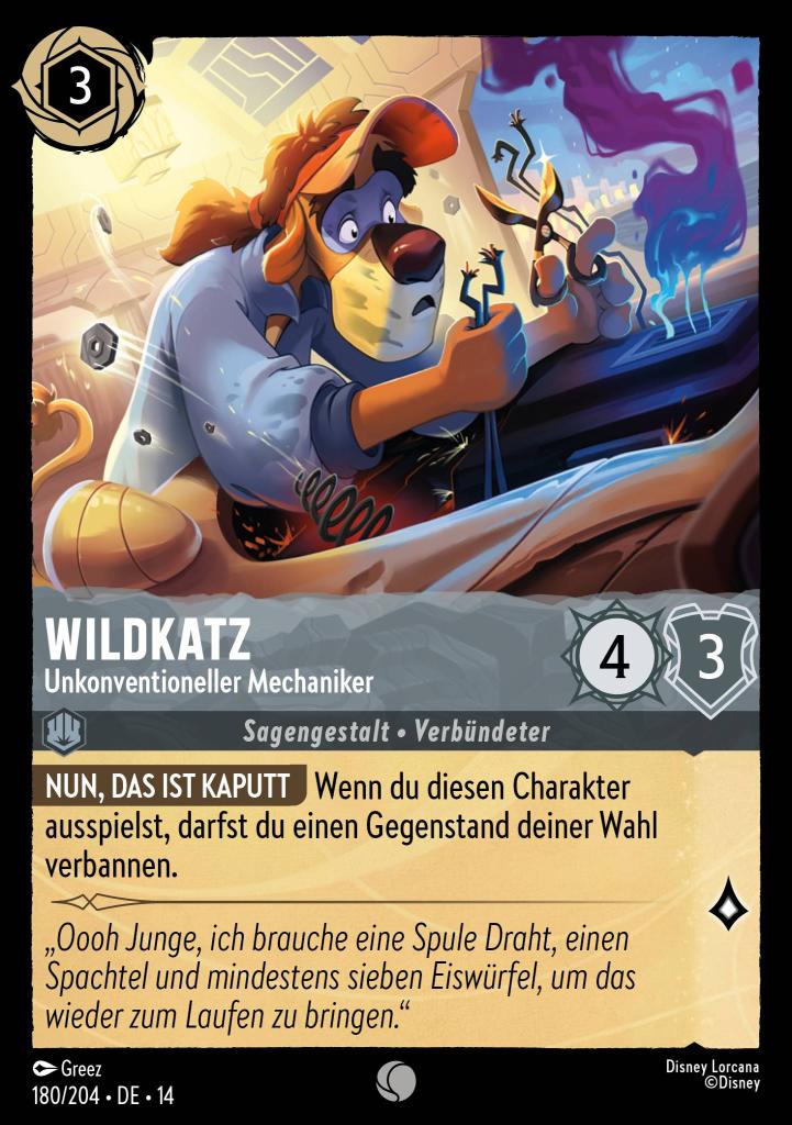 Wildkatz - Unkonventioneller Mechaniker