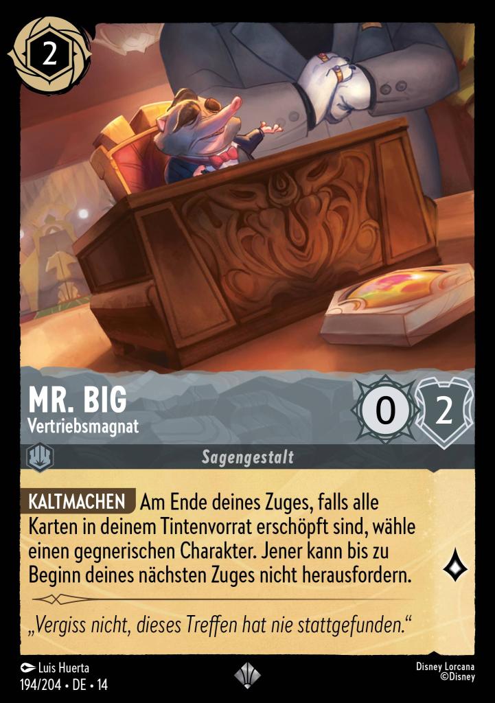 Mr. Big - Vertriebsmagnat