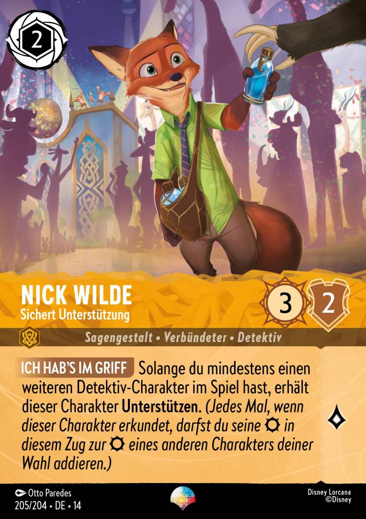 Nick Wilde - Sichert Unterstützung