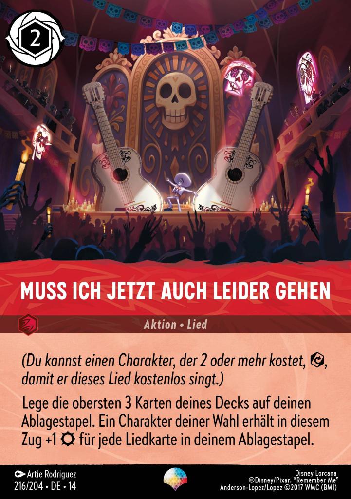 Muss ich jetzt auch leider gehen