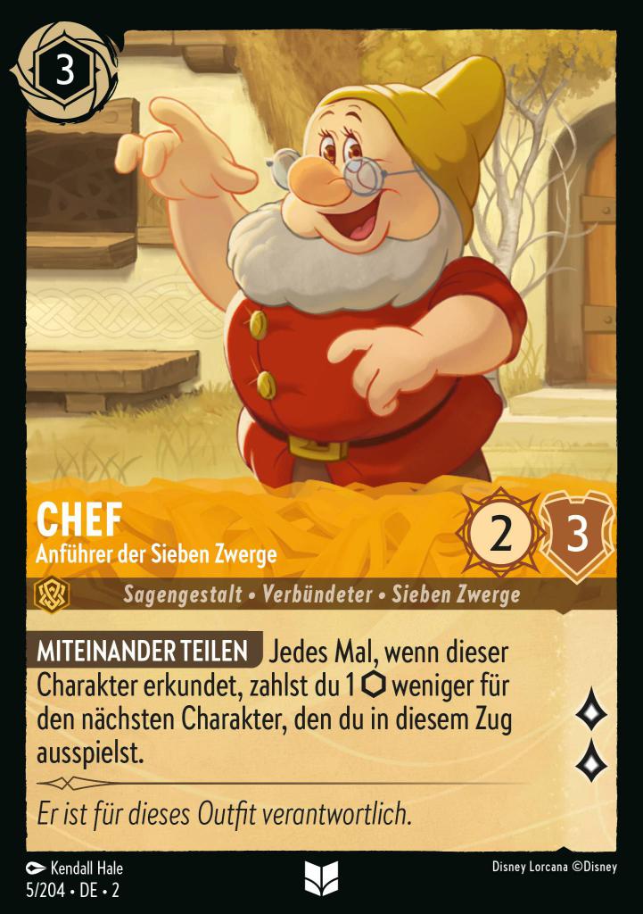 Chef - Anführer der Sieben Zwerge