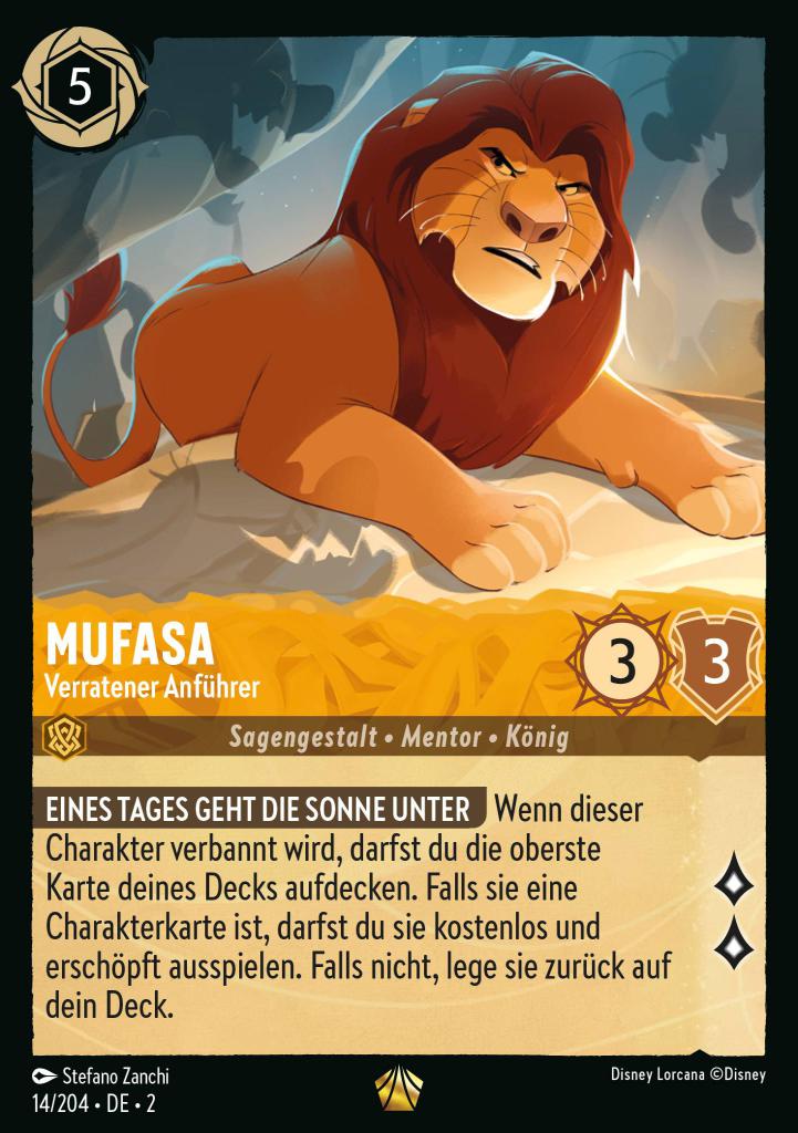 Mufasa - Verratener Anführer
